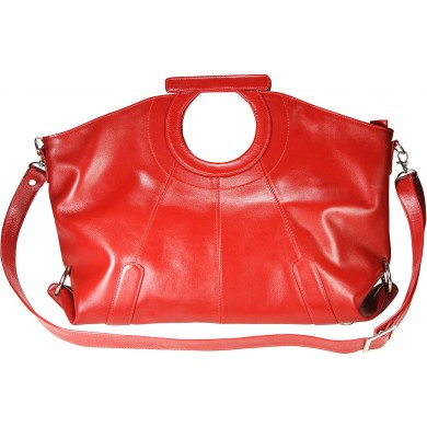 Genuine cow leather bag COWBAG115 Red
