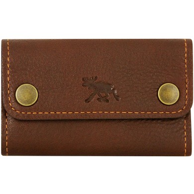 Genuine moose leather key case MOOSEKH449 Brown