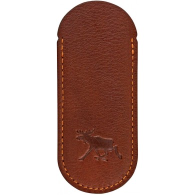 Genuine moose leather knife case MOOSEKN001 Brown