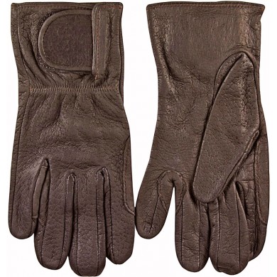 Genuine peccary leather gloves PECGL01 Brown