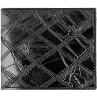 Genuine crocodile leather wallet CRSW21 Black