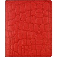 Genuine pig leather wallet PIGWE8020R Red