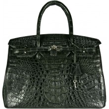 Genuine alligator leather bag BCM253 Black