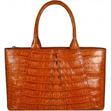 Genuine alligator leather bag BCM78T Tan