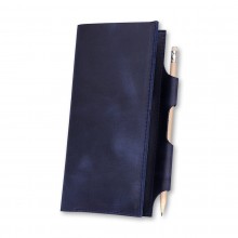 Premium cow leather handmade travel case EL-TK-3 Midnight Blue