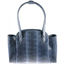 Genuine snake leather bag BSN82 Iris Blue