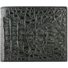 Genuine alligator leather wallet CW101-03 Black