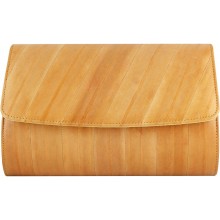 Genuine eel leather bag EEL-BEVE50 Beige