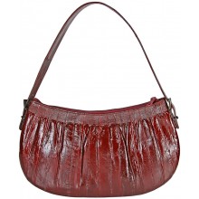 Genuine eel leather bag EEL-BMW20 Burgundy