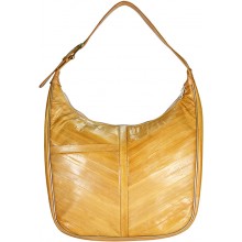 Genuine eel leather bag EEL-BSUK42 Beige