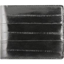 Genuine eel leather wallet EELMS107 Black