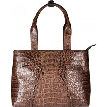 Genuine alligator leather bag FCM87 Brown