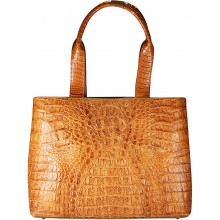 Genuine alligator leather bag FCM87 Tan