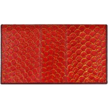 Genuine fish leather wallet FLW001 Red
