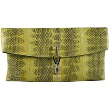 Genuine snake leather bag FSN35 N.Yellow