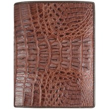 Genuine alligator leather wallet HKCM Brown