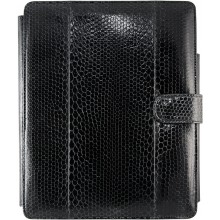 Genuine snake leather iPad case IPAD-SN35 Black
