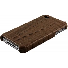 Genuine alligator leather iPhone 4 / 4S case IPHONE4-AL27TL Brown