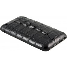 Genuine alligator leather iPhone case IPHONE-AL27TL Black