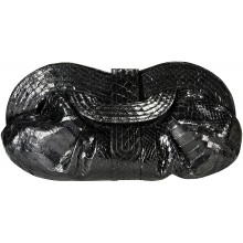 Genuine python snake leather bag ISSNB099PT Black