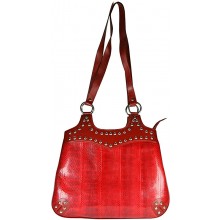 Genuine snake leather bag KTSNB016 Fire Red