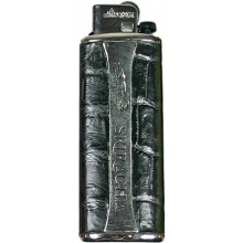 Genuine crocodile leather lighter holder L01 Black