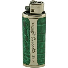 Genuine alligator leather lighter holder LTCM Green