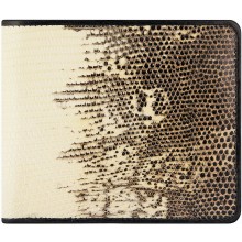 Genuine lizard leather wallet LWUS002 Natural