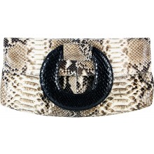 Genuine python snake leather bag PBG834PT Natural