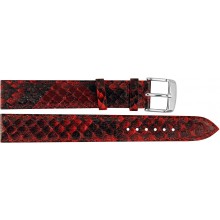 Genuine python snake leather watch band PYWB01 Red
