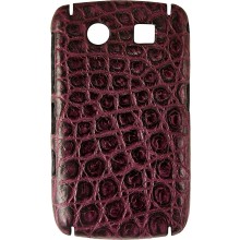 Genuine crocodile leather Blackberry case SCBB8900 / 9300 Violet