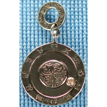 Sterling silver zodiac charm SCHARM001