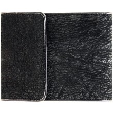 Genuine shark leather wallet SHWAL04 Black