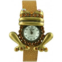 Fashion watch with stingray leather watch band STWAB1701-3 Beige
