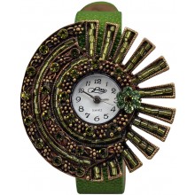 Fashion watch with stingray leather watch band STWAB1886-3 Green