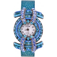 Fashion watch & stingray leather watch band STWAB2000-2 Sky Blue