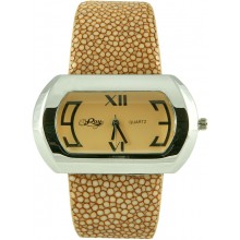 Fashion watch & stingray leather watch band STWAP06 Beige