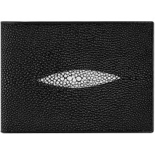 Genuine stingray leather wallet USRK60 Black