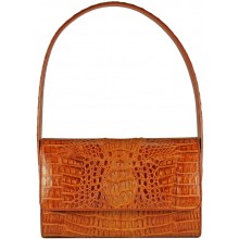 Genuine alligator leather bag VCM31 Tan