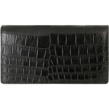 Genuine crocodile leather wallet WN02102 Black