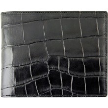 Genuine crocodile leather wallet WN9901 Black