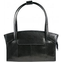 Genuine snake leather bag YSN123 Black