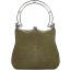 Genuine stingray leather bag A110SA Olive