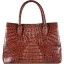 Genuine alligator leather bag BCM189 Brown