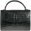 Genuine alligator leather bag BCM199 Black