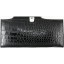 Genuine crocodile leather wallet EDGE19 Black