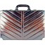Genuine eel leather attache case EEL-ATC01 Brown