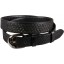 Genuine fish leather belt FBELT01-12 Black
