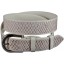Genuine fish leather belt FBELT01-15 White