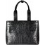 Genuine alligator leather bag FCM87 Black